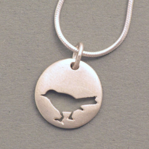 Anhänger kleiner Vogel - Silber