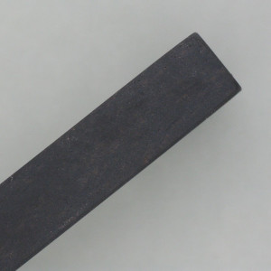 Haarspange mit dunklem Holz - Edelstahl - schwarz - dezent - matt