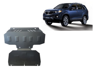 Scut Motor Metalic Scut motor și radiator Kia Sorento - (2006 - 2010)