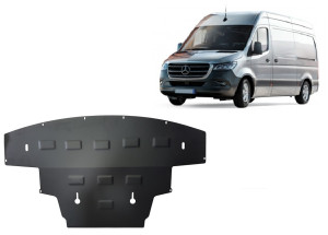 Scut Motor Metalic Scut motor Mercedes Sprinter-Tracțiune spate - (2018 - 2026)