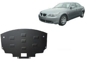 Scut Motor Metalic Scut motor BMW Seria 5 E60/E61 cu bară normală - (2003 - 2010)