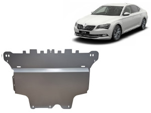 Scut Motor Metalic Scut motor din aluminiu Skoda Superb III - (2015 - 2024)