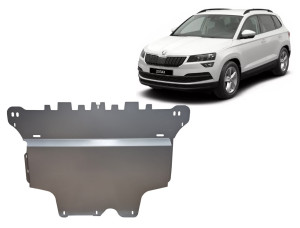 Scut Motor Metalic Scut motor din aluminiu Skoda Karoq - (2016 - 2026)