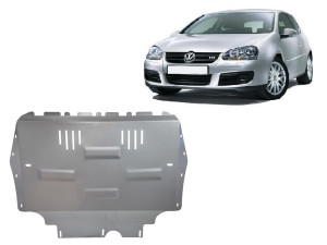 Scut Motor Metalic Scut motor din aluminiu VW Golf 5 - (2004 - 2010)