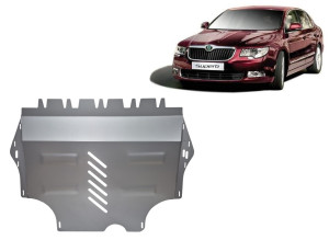 Scut Motor Metalic Scut motor din aluminiu Skoda Superb II - (2008 - 2015)