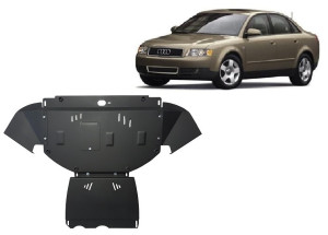 Scut Motor Metalic Set de scuturi Audi A4 B6 - Benzină - (2000 - 2005)