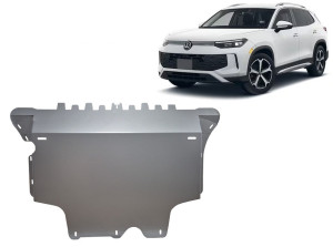 Scut Motor Metalic Scut motor din aluminiu Volkswagen Tiguan  - (2024 - 2026)