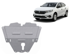 Scut Motor Metalic Scut motor din aluminiu Dacia Logan - (2021 - 2026)