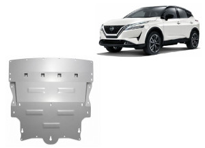 Scut Motor Metalic Scut motor din aluminiu Nissan Qashqai J12 - (2021 - 2026)