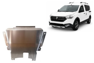 Scut Motor Metalic Scut motor din aluminiu DACIA Dokker Stepway - (2012 - 2021)