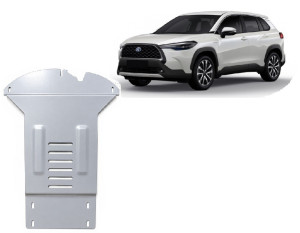 Scut Motor Metalic Scut antifurt din aluminiu pentru catalizator Toyota Corolla Cross - (2022 - 2026)