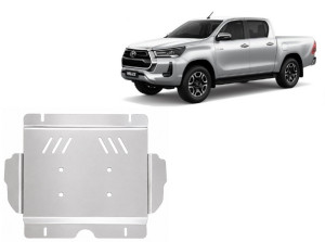 Scut Motor Metalic Scut motor din aluminiu Toyota Hilux Invincible - (2021 - 2026)