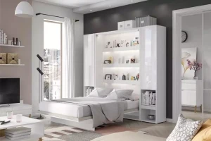 Smart seng hvit matt 180x200 Bed Concept