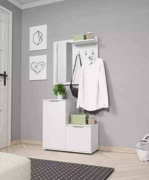 Entremøbler-skoskap Monti hvit 80 cm