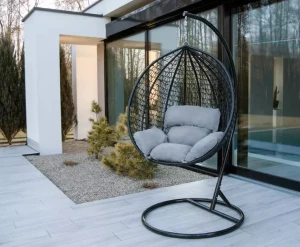 Hengestol Santa Cruz svart