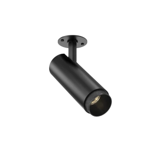Tubular Snoot 60 Besa Plate (Finish: Black, Snoot Colour: Black Snoot, Colour Temp.: 90CRI 3000K, Beam Angle: 24°, Accessories: Honeycomb) (Finish: Bl