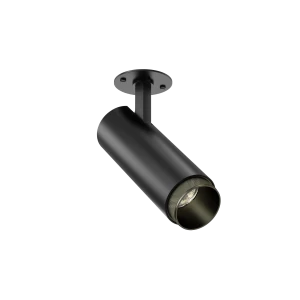 Tubular Snoot 60 Besa Plate (Finish: Black, Snoot Colour: Bronze Snoot, Colour Temp.: 90CRI 4000K, Beam Angle: 50°, Accessories: No Accessory) (Finish