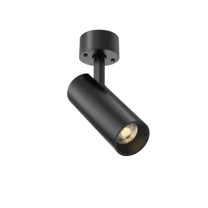 Tubular 60 Surface Mount Adjustable (Finish: Black, Baffle Colour: Black Baffle, Colour temp: 90CRI 4000K, Beam Angle: 24°, Accessories: No Accessory,