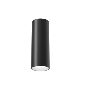 Tubular 60 Surface Mount Fixed (Finish: Black, Baffle Colour: White Baffle, Colour temp: 90CRI 2700K, Beam Angle: 50°, Accessories: Honeycomb, Dimming
