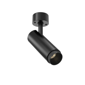 Tubular Snoot 60 Surface Mount Adjustable (Finish: Black, Snoot Colour: Black Snoot, Colour temp: 90CRI 3000K, Beam Angle: 50°, Accessories: No Access