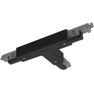 Unipro® DALI T Connector 3 Circuit Track Lighting - CTA3 (Finish: Black / White) (Polarity: Earthing - Outer Left, Finish: Black) (Polarity: Earthing