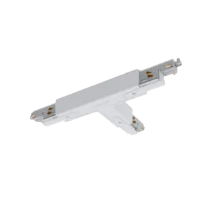 Unipro® DALI T Connector 3 Circuit Track Lighting - CTA3 (Finish: Black / White) (Polarity: Earthing - Inner Right, Finish: White) (Polarity: Earthin
