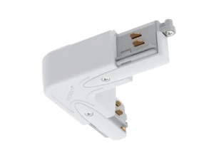 Unipro® L Connector 3 Circuit Track Lighting - LC3B/LC3W (Finish: Black / White) (Finish: White) (Finish: White)