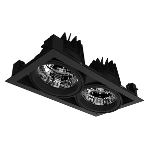 Maxi Gimbal Twin LED (Finish: Black, Wattage: 26W, Colour Temp.: 90CRI 2700K, Beam Angle: 40°, Dimming Type: Non Dimmable) (Finish: Black, Wattage: 26