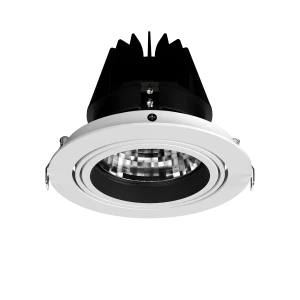 Maxi Gimbal Round LED (Finish: White, Wattage: 18W, Colour Temp.: 90CRI 3000K, Beam Angle: 40°, Dimming Type: Non Dimmable) (Finish: White, Wattage: 1