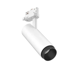 Tubular Snoot 60 (Finish: White, Snoot Colour: Black Snoot, Wattage: 13W, Colour Temp.: 90CRI 2700K, Beam Angle: 24°, Dimming Type: DALI, Accessories: