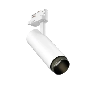 Tubular Snoot 60 (Finish: White, Snoot Colour: Bronze Snoot, Wattage: 13W, Colour Temp.: 90CRI 3000K, Beam Angle: 36°, Dimming Type: Mains Dimmable, A