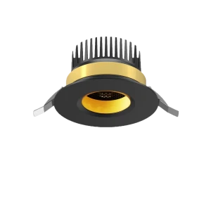 Toa 111 Fixed (Finish: Black, Baffle Colour: Gold Baffle, Wattage: 14w, Colour Temp.: 90CRI 4000K, Beam Angle: 60°, Dimming Type: Mains Dimmable, Acce