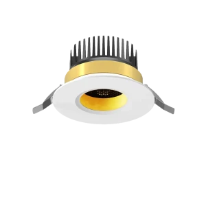 Toa 111 Fixed (Finish: White, Baffle Colour: Gold Baffle, Wattage: 26W, Colour Temp.: 90CRI 3000K, Beam Angle: 20°, Dimming Type: Mains Dimmable, Acce
