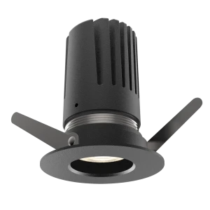 View 50 Fixed Downlight (Finish: Black, Baffle Colour: Black Baffle, Wattage: 9W, Colour Temp.: 90CRI 4000K, Beam Angle: 15°, Dimming Type: Mains Dimm