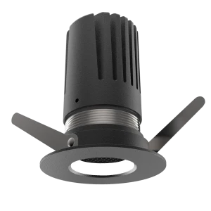 View 50 Fixed Downlight (Finish: Black, Baffle Colour: White Baffle, Wattage: 9W, Colour Temp.: 90CRI 2700K, Beam Angle: 40°, Dimming Type: Mains Dimm