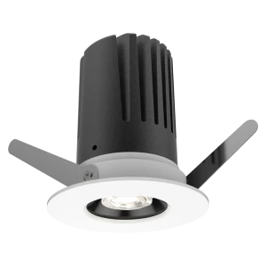 View 50 Fixed Downlight (Finish: White, Baffle Colour: No Baffle, Wattage: 9W, Colour Temp.: 90CRI 3000K, Beam Angle: 15°, Dimming Type: Mains Dimmabl