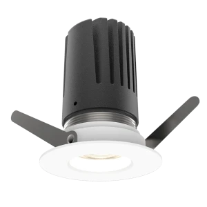 View 50 Fixed Downlight (Finish: White, Baffle Colour: White Baffle, Wattage: 9W, Colour Temp.: 90CRI 4000K, Beam Angle: 40°, Dimming Type: Mains Dimm
