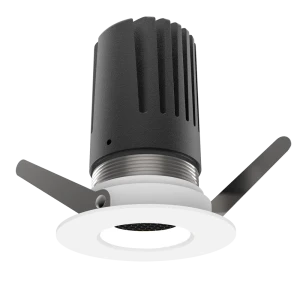 View 50 Fixed Downlight (Finish: White, Baffle Colour: White Baffle, Wattage: 9W, Colour Temp.: 90CRI 4000K, Beam Angle: 40°, Dimming Type: Mains Dimm