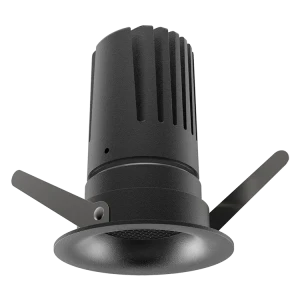 View 50 Scoop Downlight (Finish: Black, Baffle Colour: No Baffle, Wattage: 9W, Colour Temp.: 90CRI 2700K, Beam Angle: 40°, Dimming Type: Mains Dimmabl