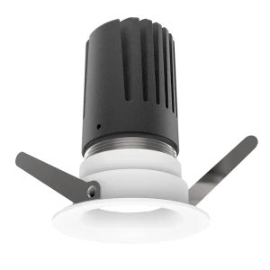 View 50 Scoop Downlight (Finish: White, Baffle Colour: White Baffle, Wattage: 9W, Colour Temp.: 90CRI 2700K, Beam Angle: 40°, Dimming Type: Mains Dimm