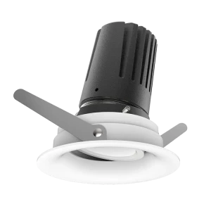 View 50 Scoop Adjustable (Finish: White, Baffle Colour: White Baffle, Wattage: 9W, Colour Temp.: 90CRI 4000K, Beam Angle: 40°, Dimming Type: Mains Dim