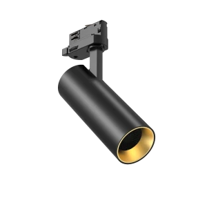 Tubular 60 (Finish: Black, Baffle Colour: Gold Baffle, Wattage: 13W, Colour Temp.: 90CRI 4000K, Beam Angle: 24°, Dimming Type: DALI, Accessories: Hone