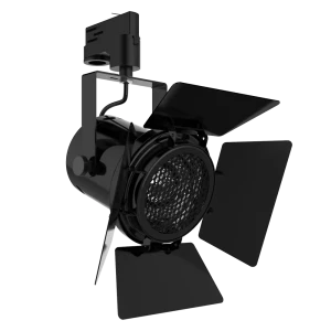 Pinspot Trackspot (Finish: Black, Wattage: 15W, Colour Temp.: 90CRI 2700K, Beam Angle: 20°, Dimming Type: Mains Dimmable, Accessories: Honeycomb &
