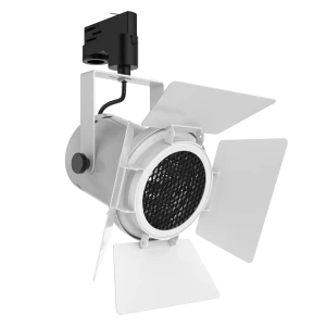 Pinspot Trackspot (Finish: White, Wattage: 15W, Colour Temp.: 90CRI 2700K, Beam Angle: 20°, Dimming Type: Mains Dimmable, Accessories: Honeycomb &