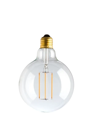 8W E27 Clear Globe 125 2200K Dimmable Lamp