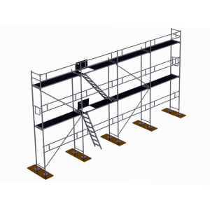Aluminium-Fassadengerüst P70 80m2