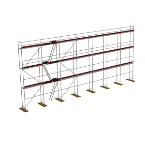 Fassadengerüst Komplettpakete + P70 170m2 Stahl-Version