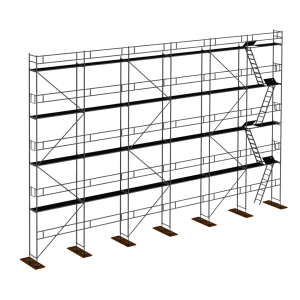 Aluminium-Fassadengerüst Plettac P70 150m2