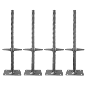 4 Fußspindel für Warschauer Gerüste 14x11