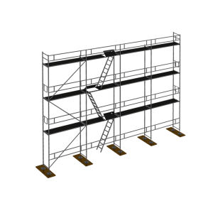 Plettac P70 100m2 Aluminium-Fassadengerüst